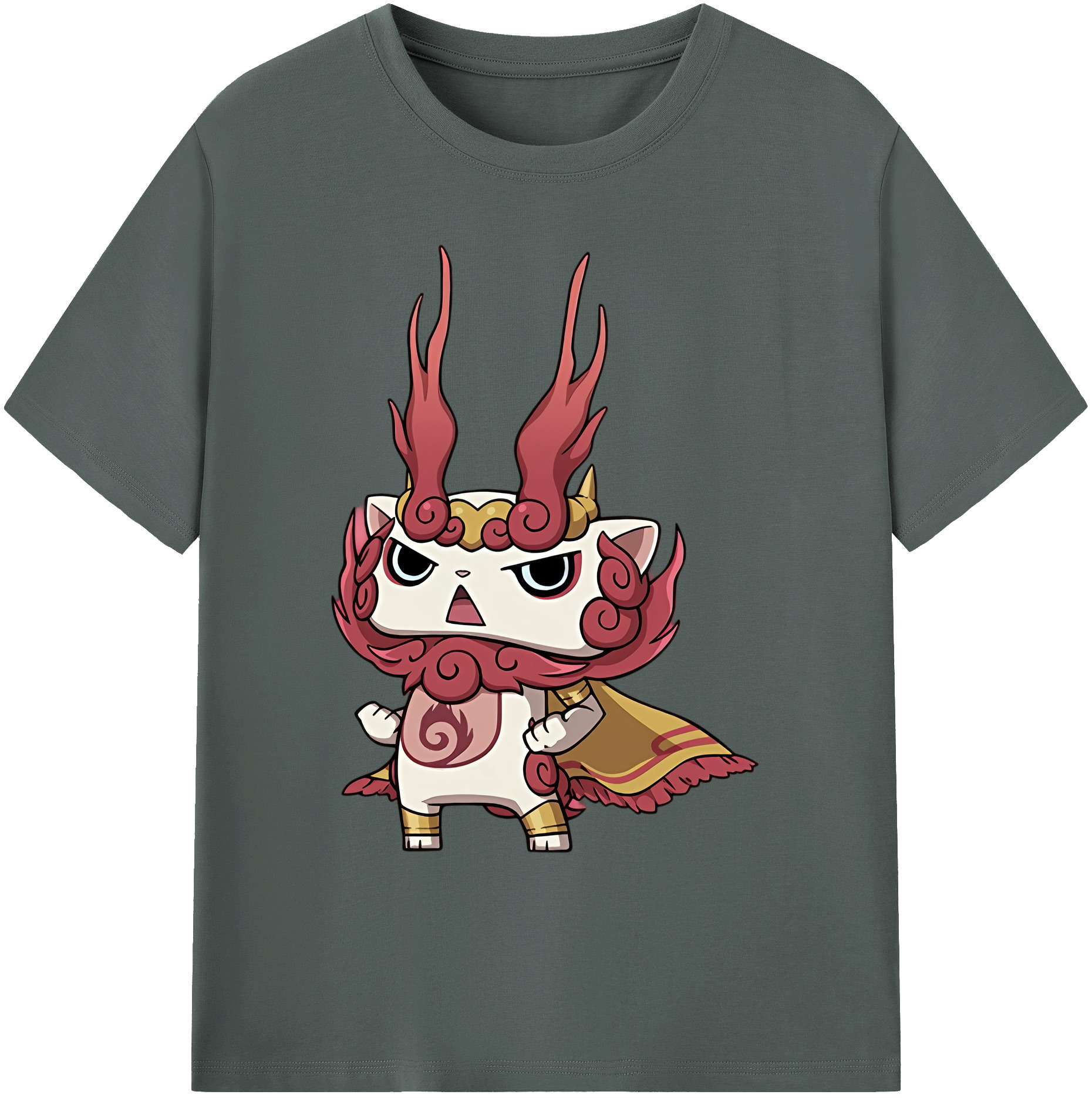 （画像用） 妖怪ウォッチ Yo-kai Watch 綿100％ メンズ半袖Tシャツ｜肌触りやわらか＆通気性